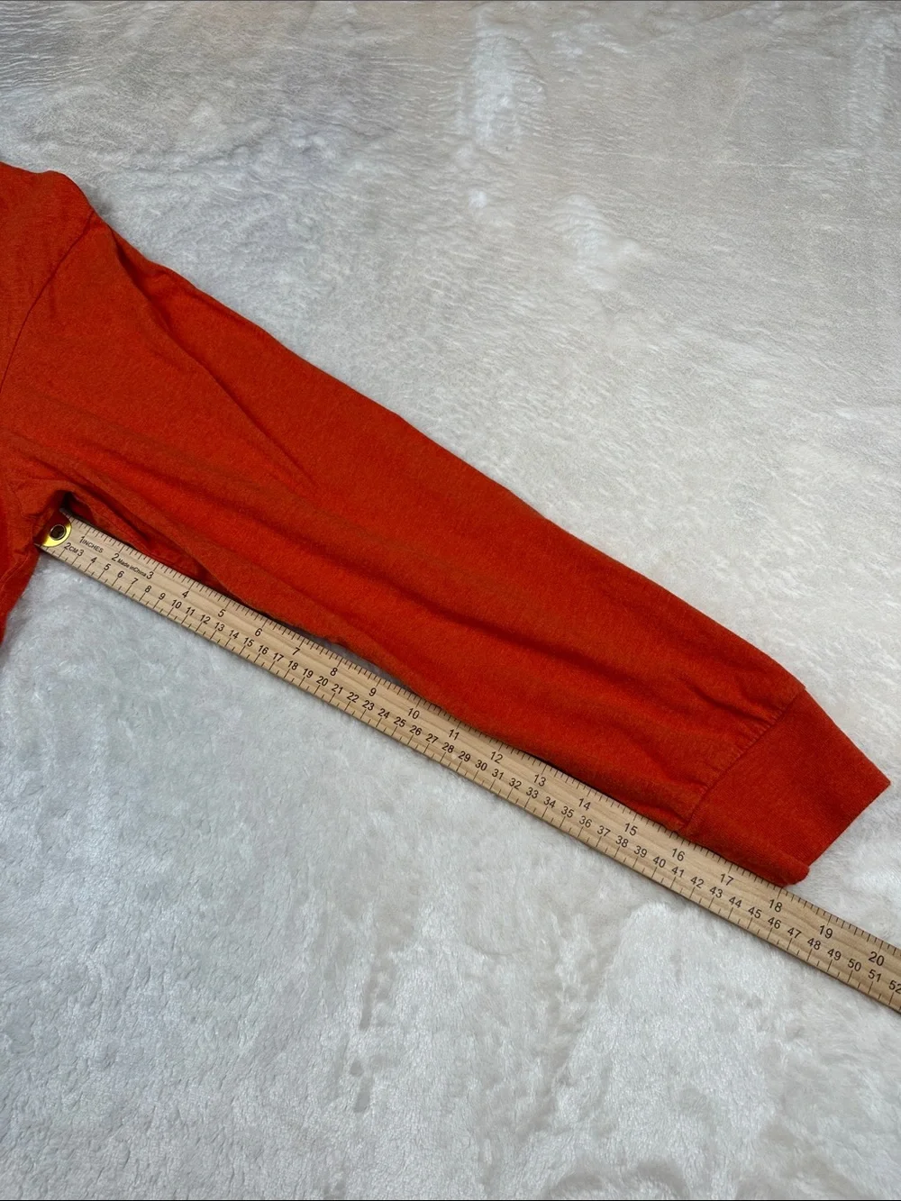 Polo Ralph Lauren Mens XXL Orange Long Sleeve T Shirt Pony Logo Cotton Crewneck